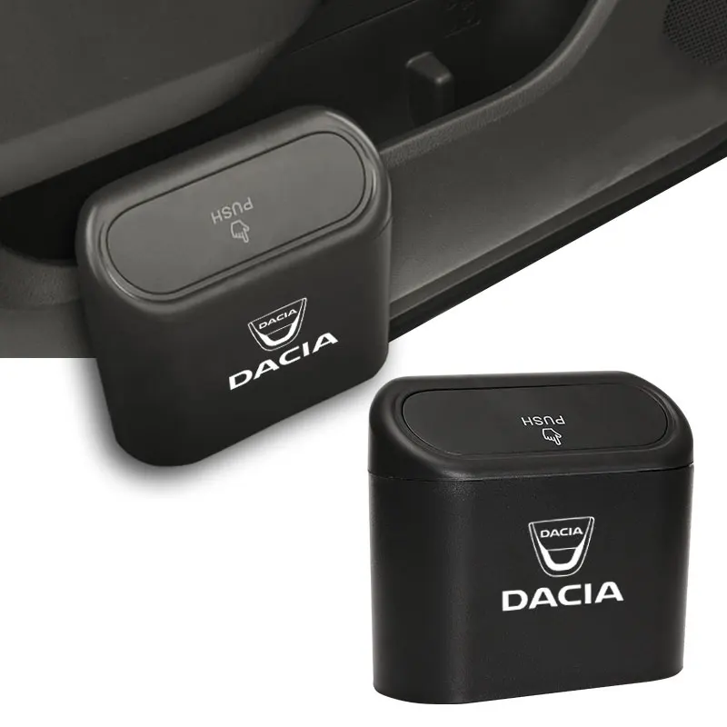 

Car Trash Bin Hanging ABS Garbage Case Storage Box for Dacia Duster Logan Sandero 2 Mcv Sandero MK Cilo Stepway Dokker Car Goods