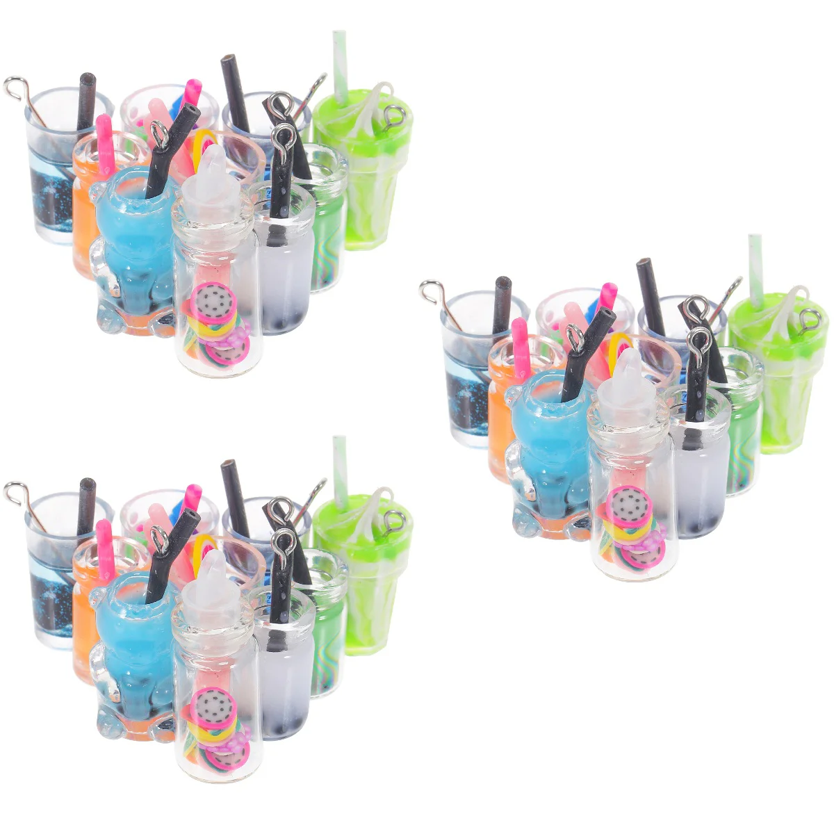 

Glass Glass Bottle Charm Glass Bottle Charm Jewelry Necklace Mini Glass Bottle Bracelet DIY Glass Bottle Charm Hanging Cup Charm