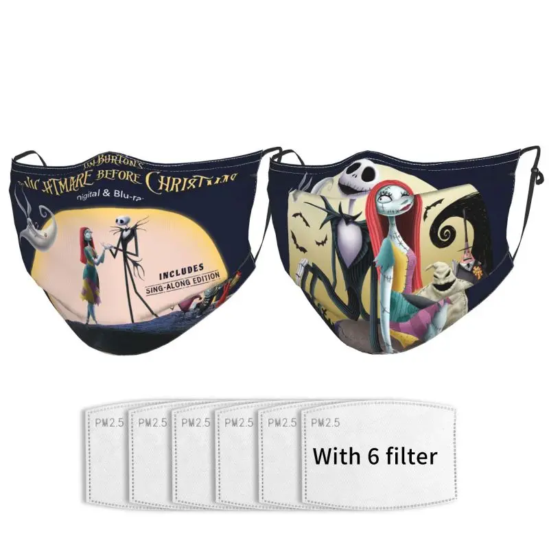 

Disney Cartoon Printing Adult Mask Outdoor Sports Protection Sunscreen Dust Masks Washable Adjustable Suitable Men Women 2PCS
