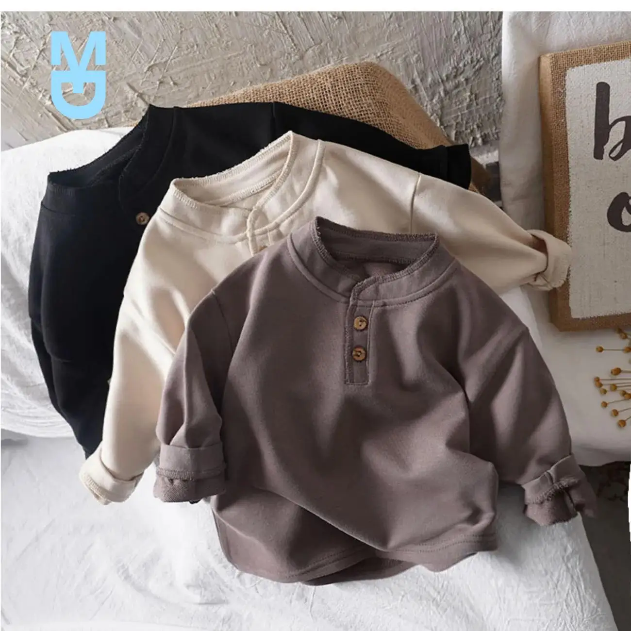 

New Korean Children's Casual Long Sleeve T-shirt Autumn Boys And Girls Baby Cotton T-shirt