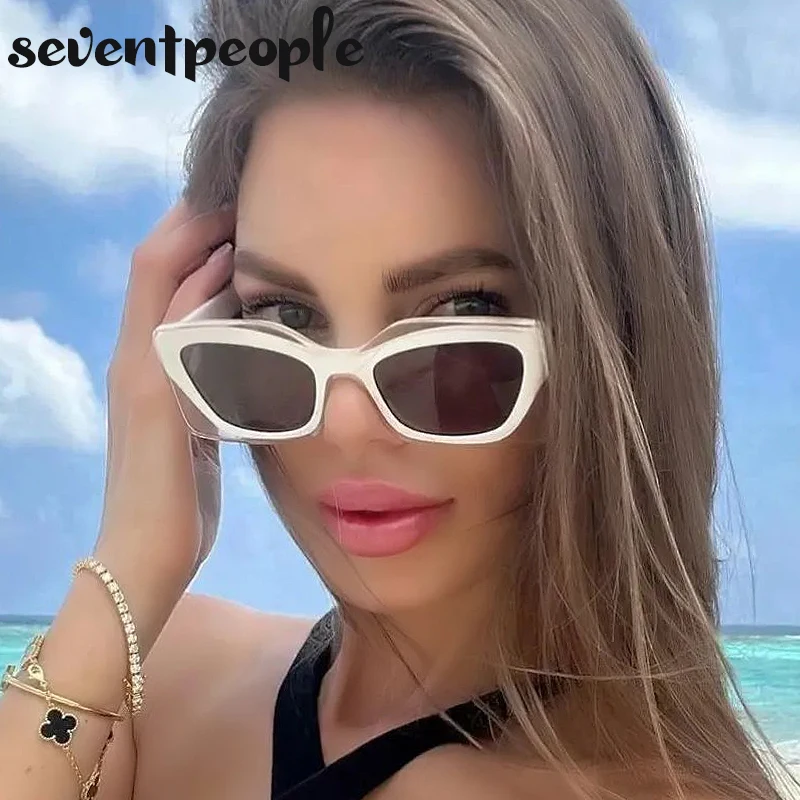 

Fashion Square Sunglasses Women Luxury Designer Rectangle Sun Glasses for Female New Cat Eye Sunglass Trend Clear Eyewear Unisex