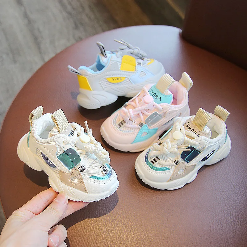 Baby Toddler Shoes for Boys Girls Breathable Mesh Little Kids Casual Sneakers Non-slip Children Sport Shoes Tenis Size 21-36 enlarge