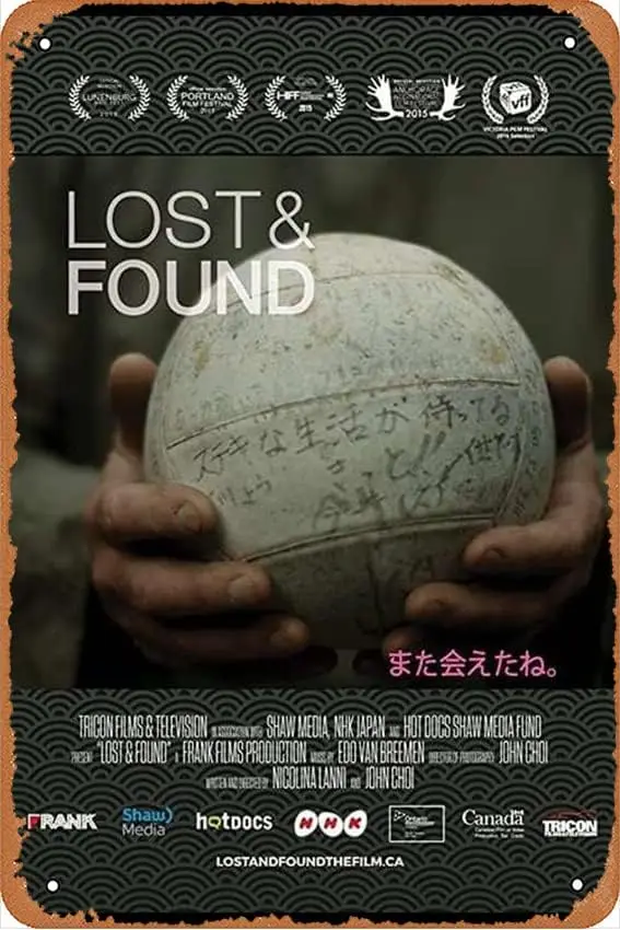 Lost &ampmp Found Move Metl Sgns Decorcn Vntge Tn 12x8 nch ron Pntng Wll Decor Resturnt Br Cfe Club Ktchen Pntn