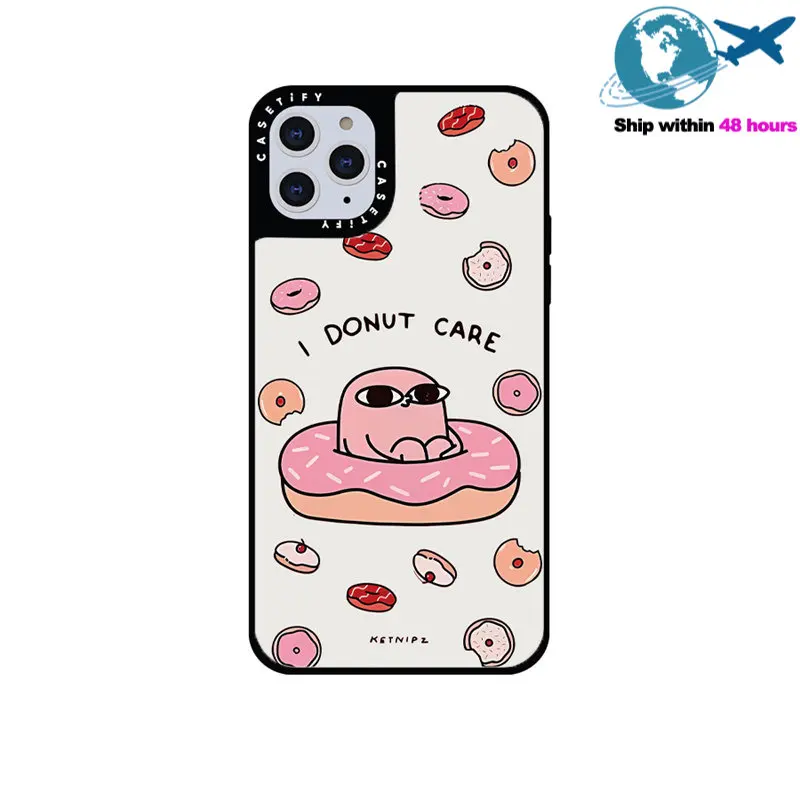 

Зеркальный чехол CASETIFY в форме пончика для IPhone 11 12 13 14ProMax 11 12 13 14Pro XsMax XR 6S 7 8 SE 7P 8P 14Plus, задняя крышка E0603