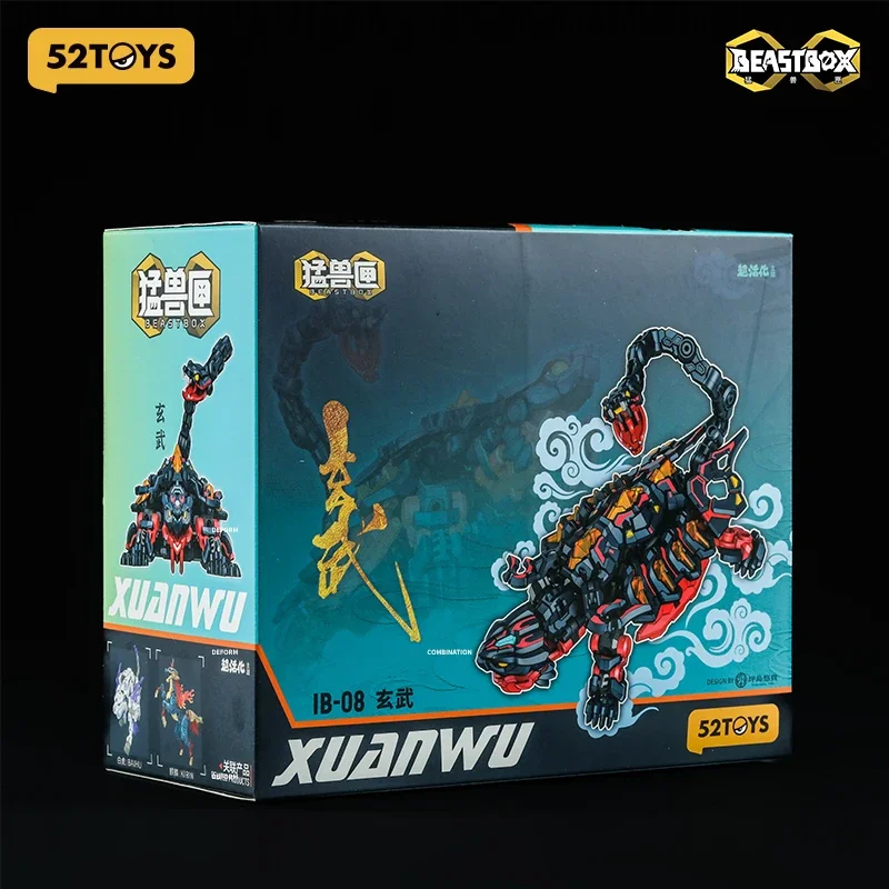 В наличии 52TOYS Infinitybox Series IB-08 Xuanwu Деформационный робот преобразование в меха и кубе