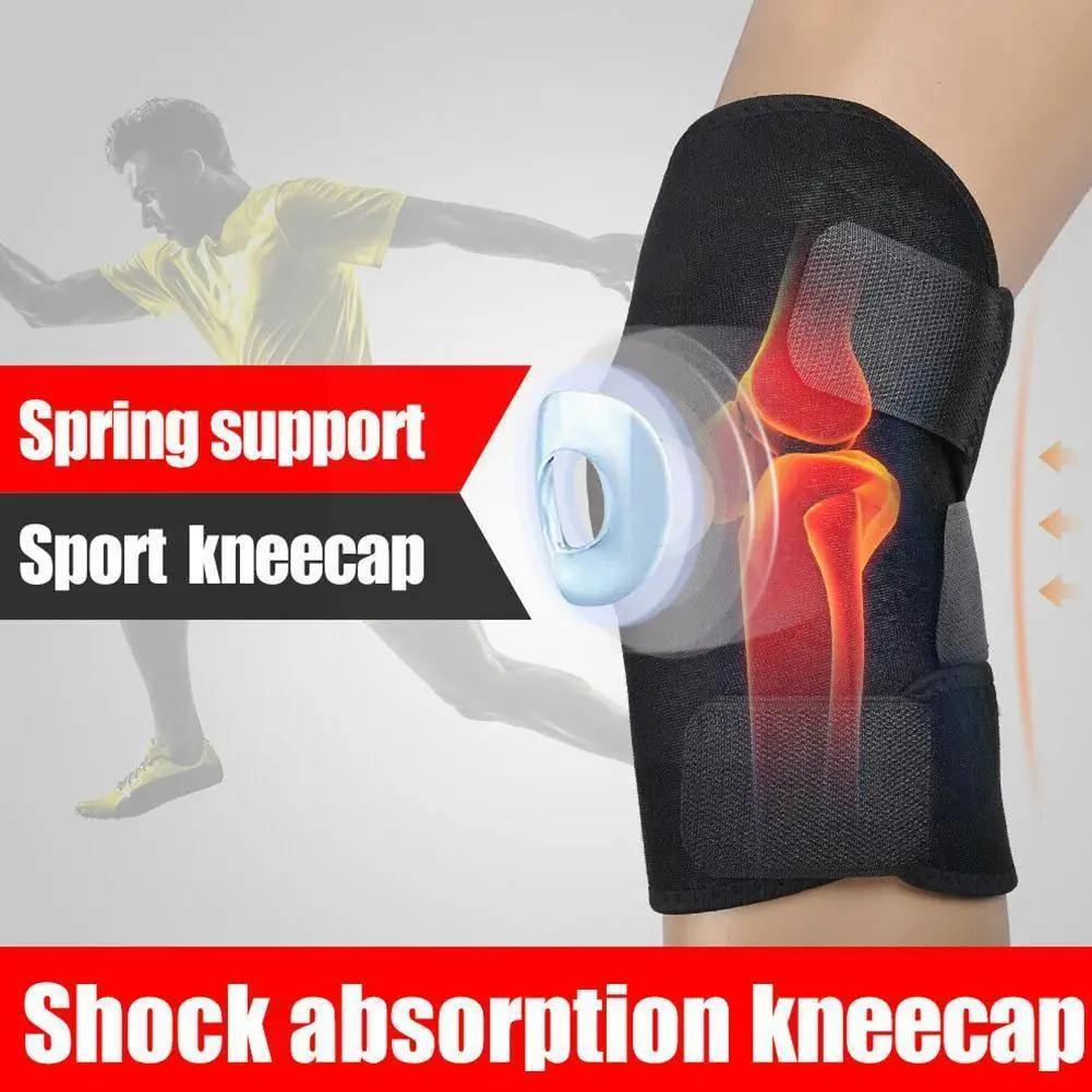 

1PCS Sports Kneepad Men Women Pressurized Elastic Knee Knee Support NEW Volleyball Gear Pads Basketball Protector Fitness B I6F4