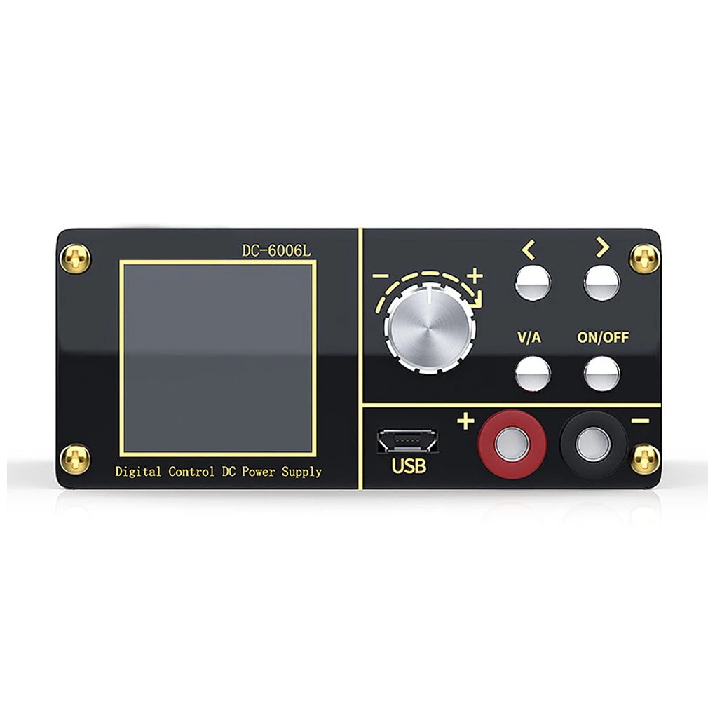 

0-60V Mini Digital Regulator 1.44 Inch LCD Voltmeter Adjustable Regulated Power Supply Overcurrent Protection Portable