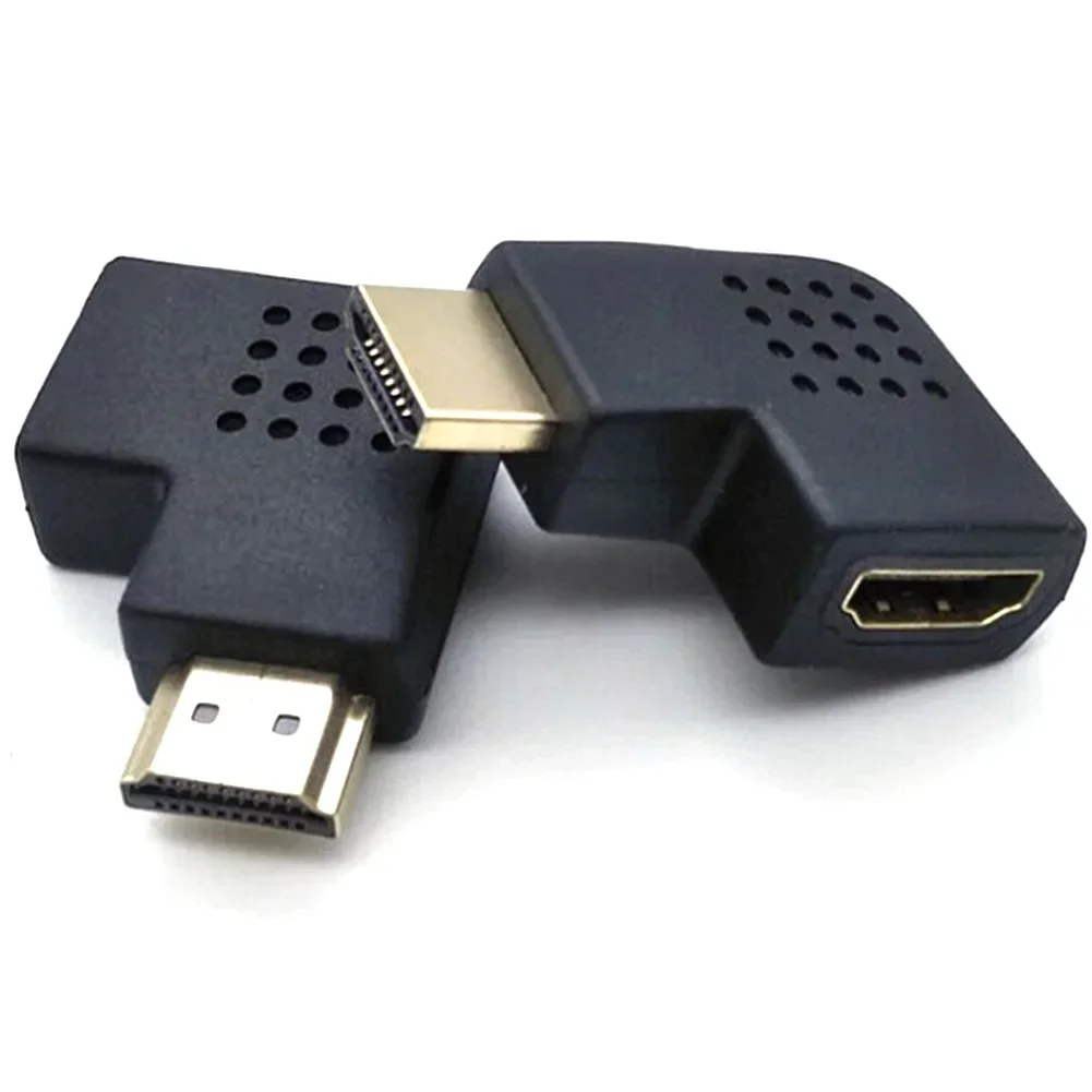 Фото Адаптер HDMI-совместимый под прямым углом 90, 270 градусов, стандартный разъем HD для HDTV, PS4, ноутбука, ТВ-приставки, удлинитель HDMI №3