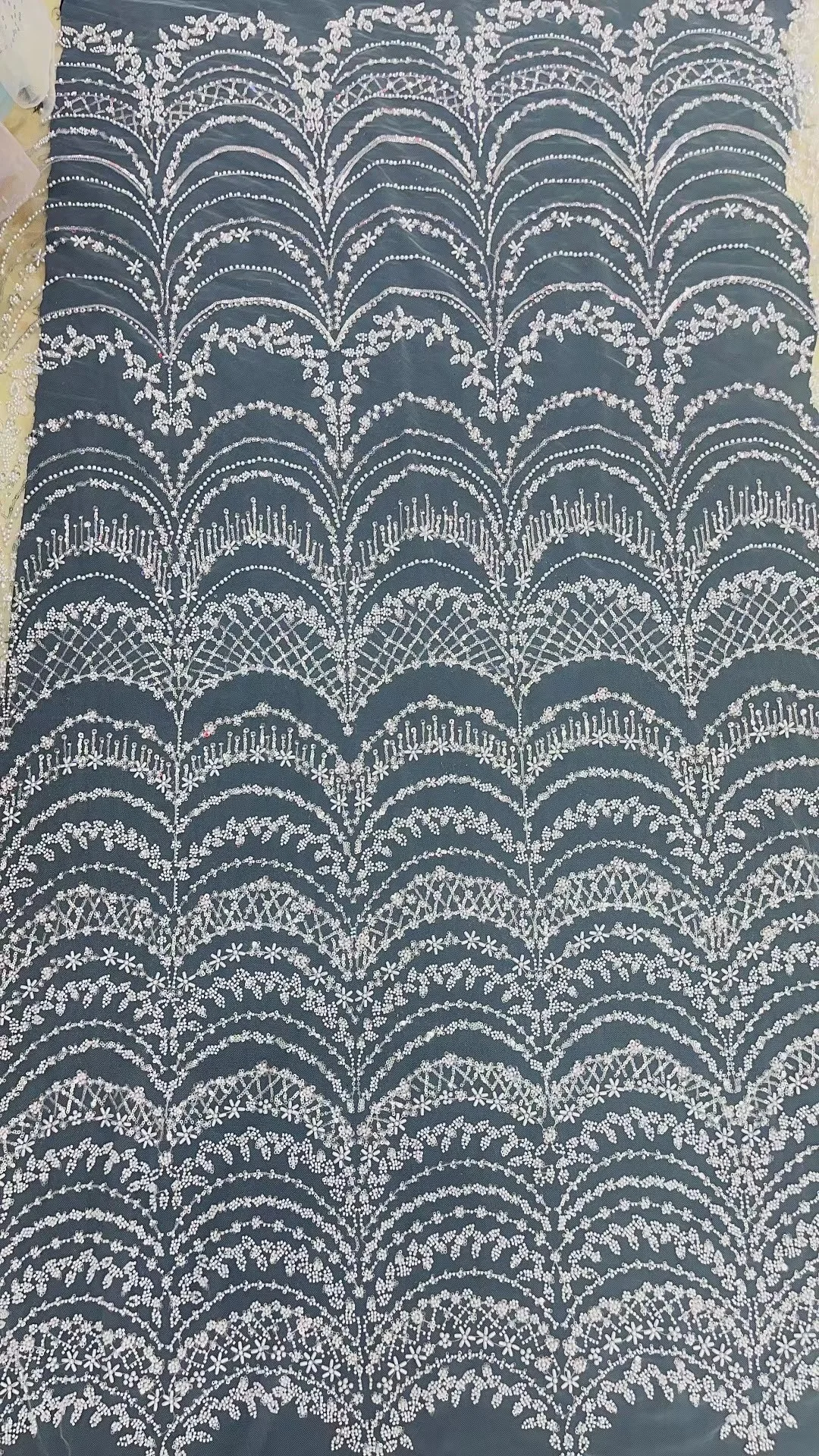 Лидер продаж африканская кружевная ткань высшего качества роскошные белые