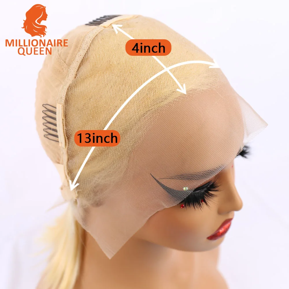 99J Бордовый Прямой Короткий Боб Парик Человеческих Волос 13x4 Фронта Шнурка