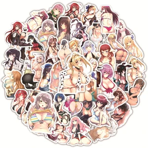 103050pcs anime hentai sexy girl waifu stickers decals for luggage laptop phone motorcycle car sticker waterproof girls toys free global shipping