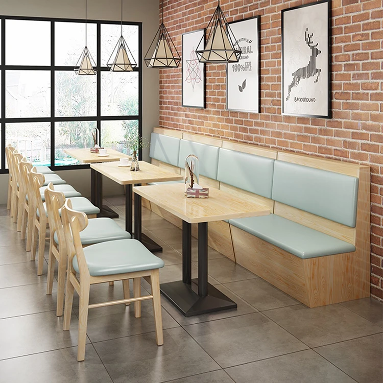 

Nordic dessert milk tea shop table and chair combination coffee western restaurant leisure sofa table and chair reception sofa