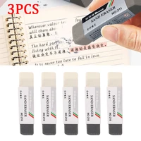 3pcs creative scrub eraser eraseable ballpoint pen gel pencil eraser school supplies student homework office supplies stationery