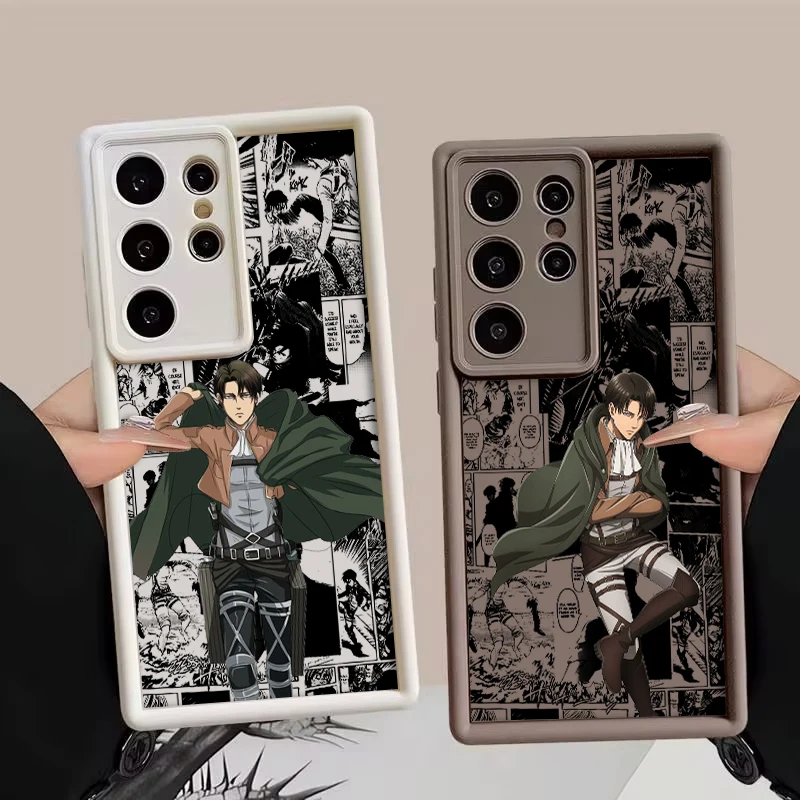 Чехол для телефона с рисунком аниме Attackon Armin Arlert Samsung Galaxy S24 S23 S22 S21 S20 Ultra Plus FE A52 A53 A54