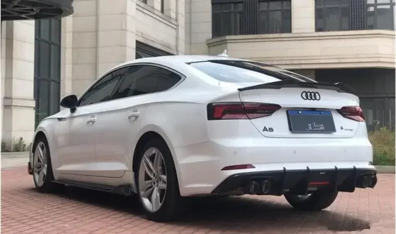 Диффузор заднего бампера для Audi A5 S5 Sline RS5 Sportback B9 2017 2018 2019 спойлер на дверь