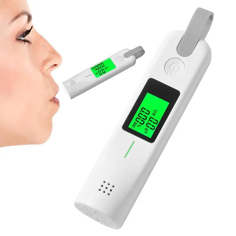 

Алкотестер электронный с цифровым дисплеем, портативный Перезаряжаемый Бесконтактный анализатор алкоголя