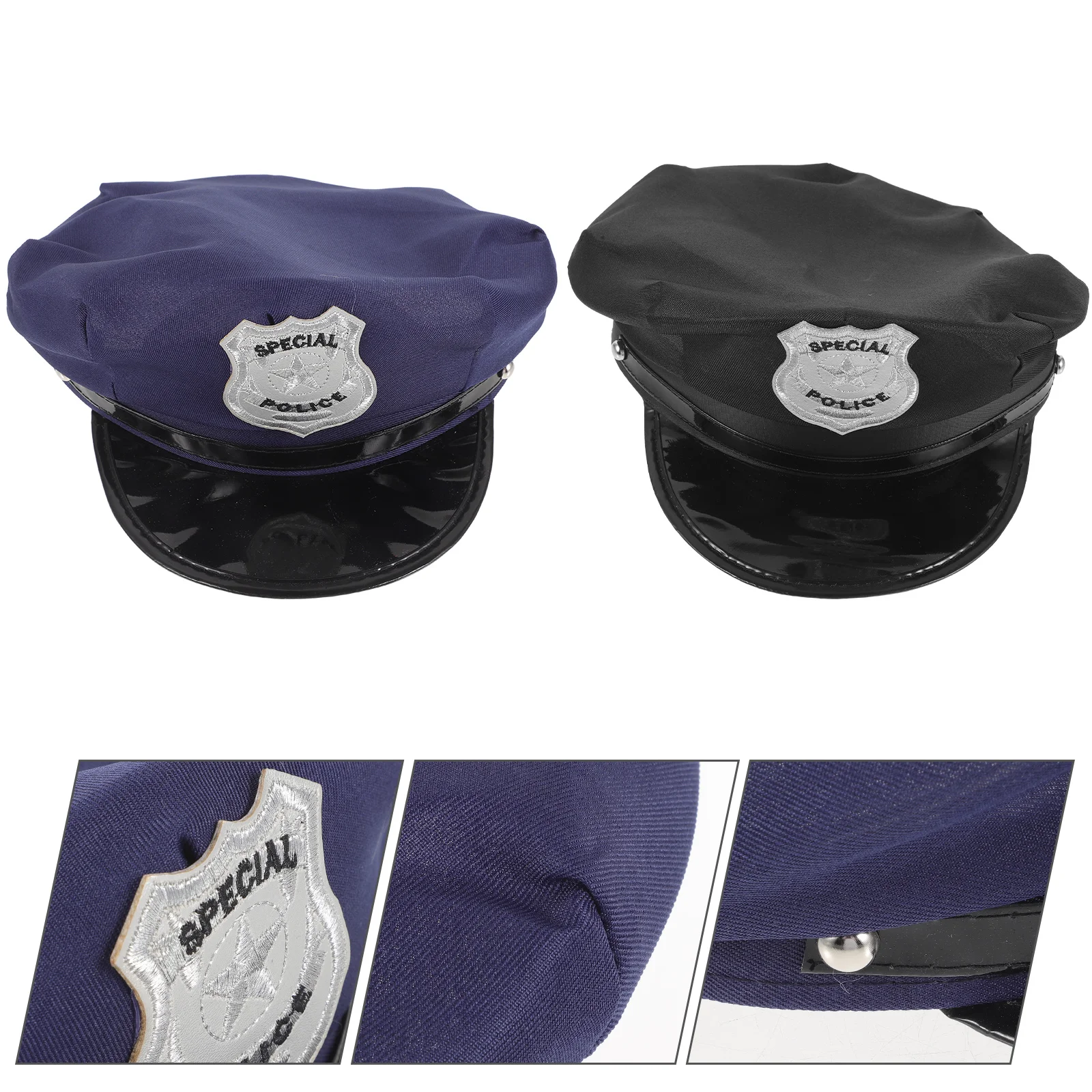 

Police Cap Halloween Costume Accessories Hat Cop Men Party Favor Accessory Stage Performance Role Play Outfits