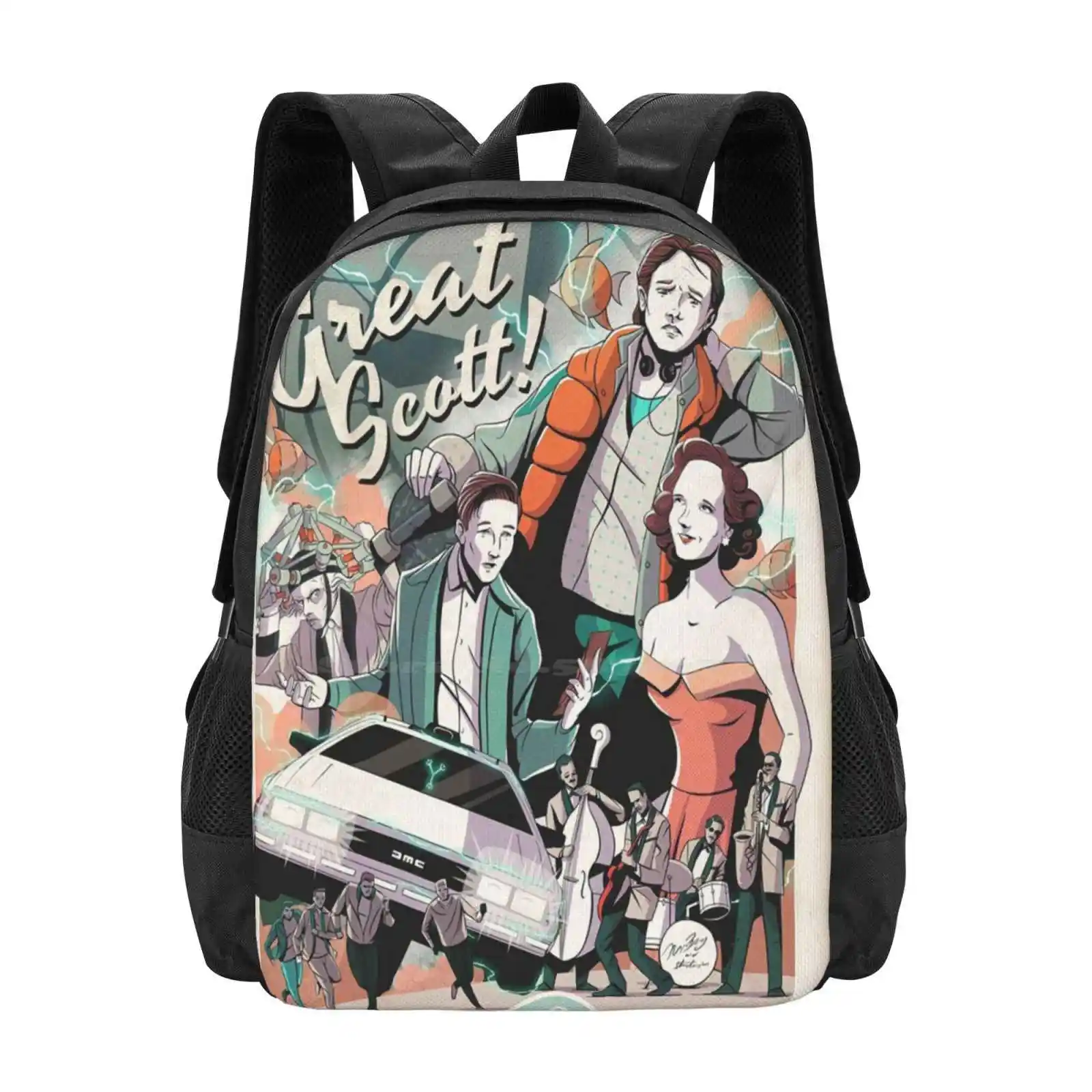 Back To The Future Hot Sale Backpack Fashion Bags Back To The Future Backtothefuture
