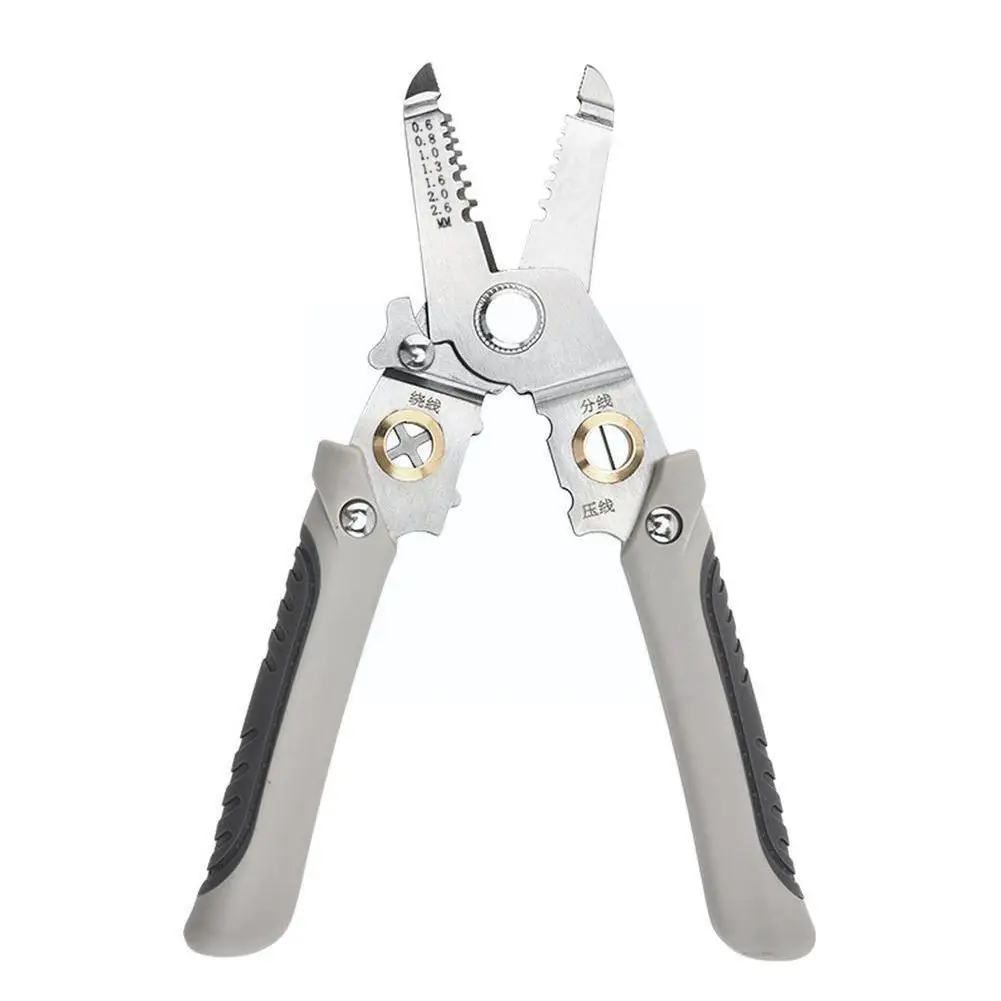 

Wire Stripper Iron Copper Wire Cutter Cable Cutter Electrician Functional Pliers Multi Stripper Wire Special Tool Wire Crim J8A8