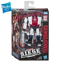 14cm hasbro transformers generations war for cybertron deluxe enhanced level red alert pvc action figure model toy collection