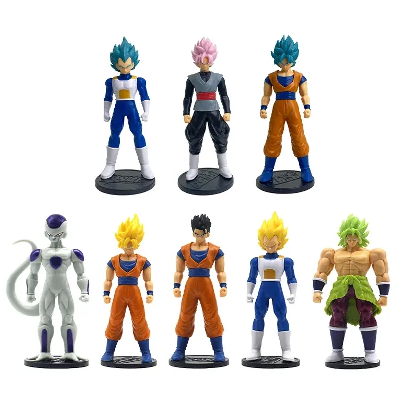 

Bandai Genuine Dragon Ball Super Saiyan Goku Series Figure Toys Anime Vegeta Frieza Action Model Decoration Children's Gifts