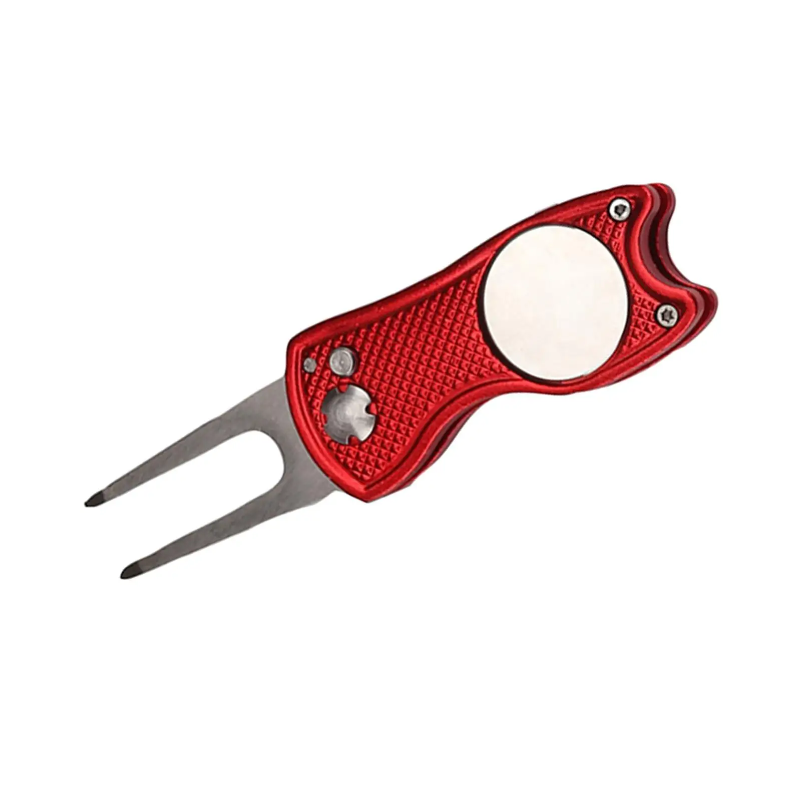 

Golf fork Golf Repair Tool Folding Marker Pitch button Aluminum Alloy Golf Divot Repair Tool for training