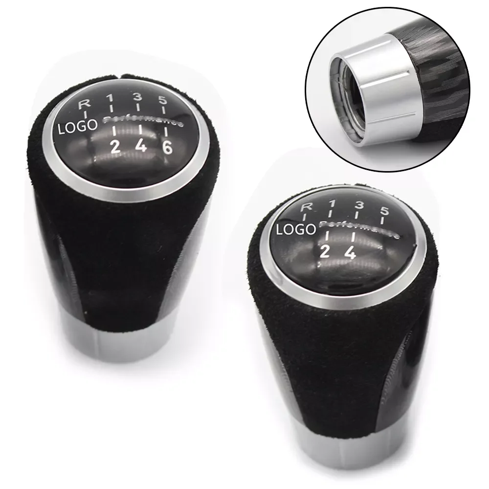 

1PC Car 5/6 Speed Gear Shift Knob Black For BMW E81 87 E46 E90 E91 E92 M Performance Auto Interior Replacement Accessories