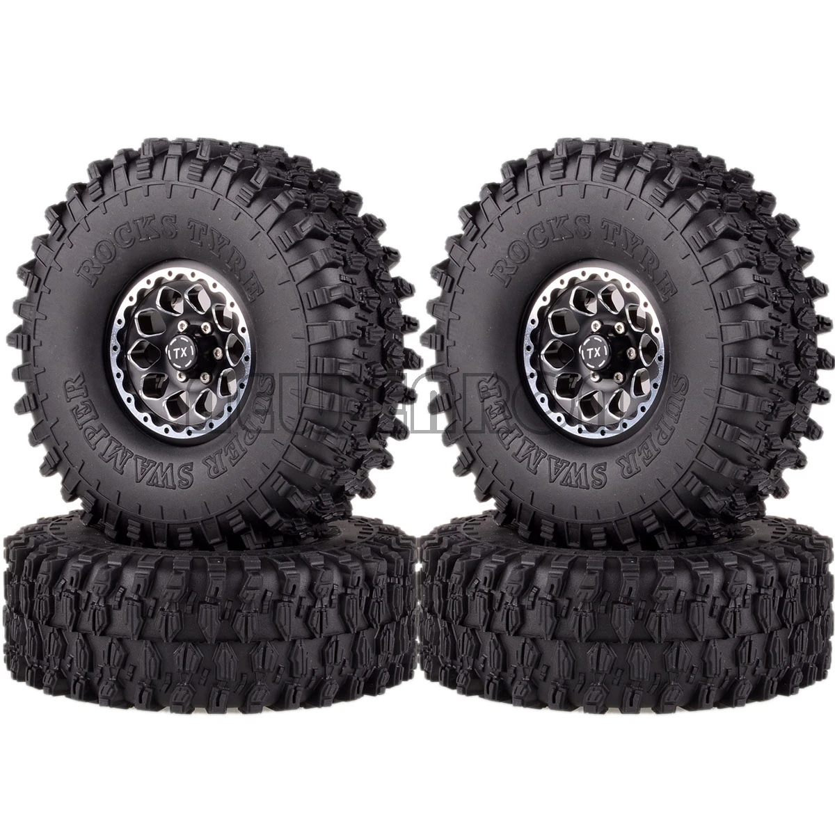 

NEW ENRON 4P 1.9" 120MM Tyre TIRES & Beadlock Wheel Rims For RC CAR 82046-4 TRX-4 T4 Axial SCX10 SCX10 II 90046 90047 D90 D110