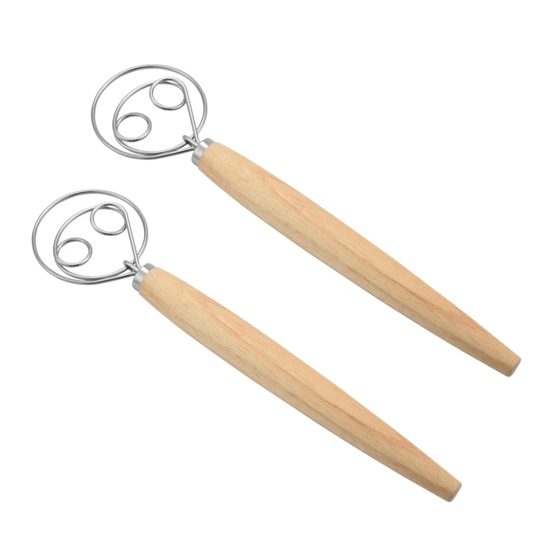 

2 шт., набор для выпечки хлеба с Датским венчиком, 10 сменных крючков