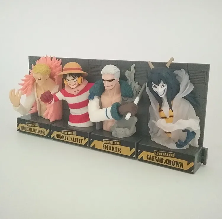 

One Piece Monkey D. Luffy Chopper Tashigi Caesar Crown Smoker Bust Doll Gifts Toy Model Anime Figures Collect Ornaments