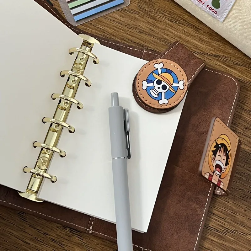 Фото Периферийные устройства японского ретро-аниме One Piece A7, стильный кожаный блокнот с вкладышами, высокоэстетический студенческий дневник №4