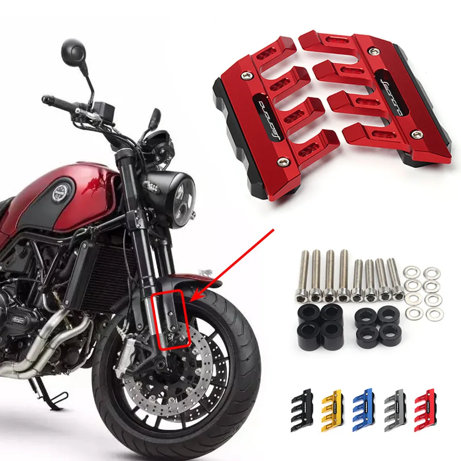 

Брызговик для мотоцикла Benelli Leoncino 500 (Leoncino 500 Trail), амортизирующее крепление, переднее крыло, противоударный слайдер, аксессуары
