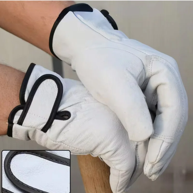 Износостойкие Утолщенные Сварочные Перчатки Защитные Рабочие Из Свиной Кожи
