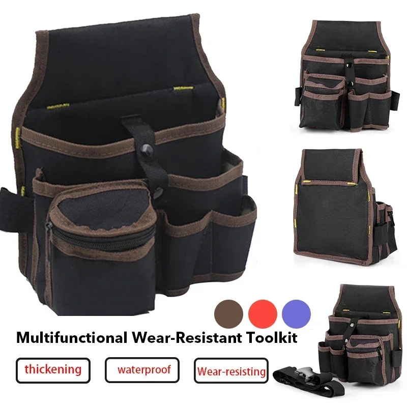 

Многофункциональный набор инструментов из ткани «Оксфорд», поясной кошелек для ремонта аппаратных средств, тканевый карман для ремонта, сумка для хранения, карман для электрика