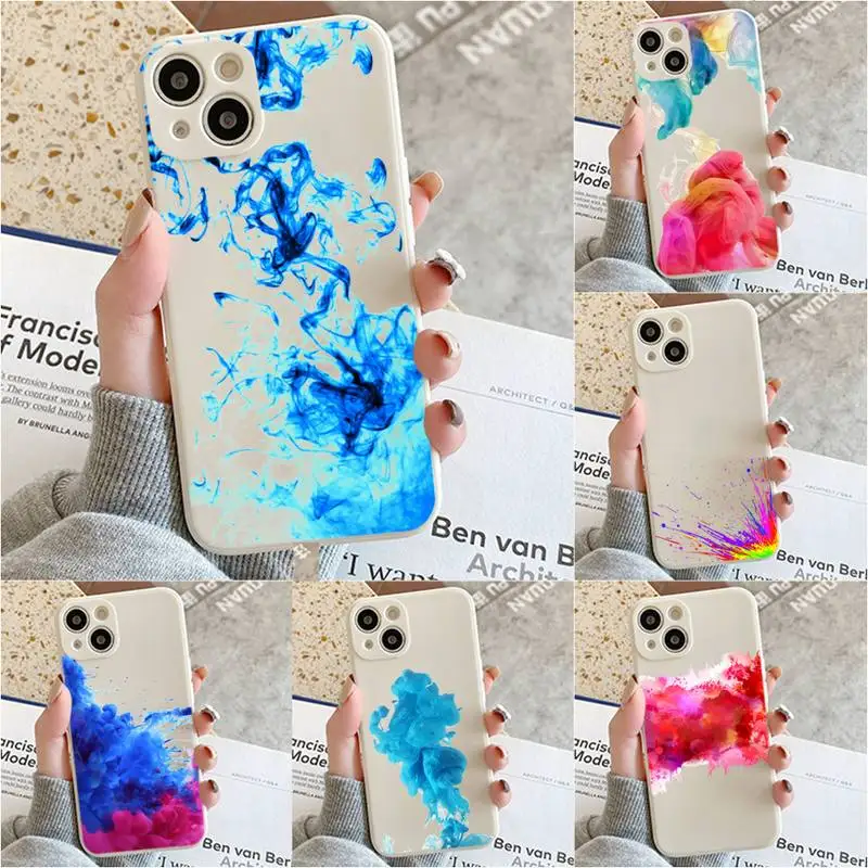 

Watercolor Painting Art Phone Case For Iphone 7 8 Plus X Xr Xs 11 12 13 Se2020 Mini Mobile Iphones 14 Pro Max Case