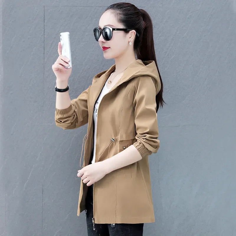 Новинка 2025 года повседневная куртка женская весенне-осенняя модная ветровка