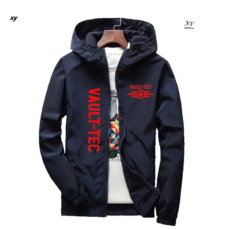 

2022 Spring And Summer New Jacket Men's Street Windbreaker Hoodie Zipper Thin Jacket Men's Casual Jacket 7XL
