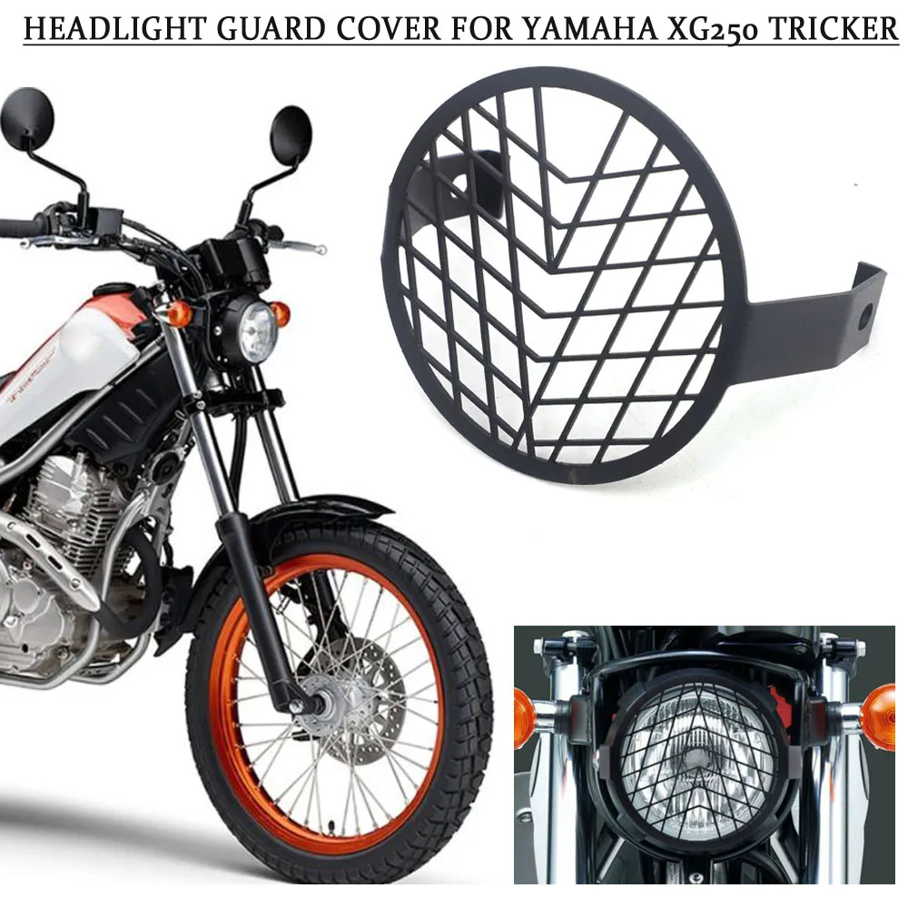 

Защита для мотоцикла XG250 Tricker, Защитная крышка для передней фары, для YAMAHA XG250 Tricker