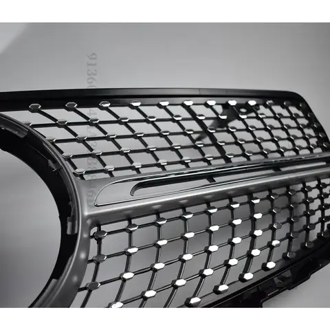 Передняя входная сетка в стиле Diamond GT, решетка для гоночного бампера, решетка для Mercedes X253 Benz GLC 200 220 250 260 300 350 2015-2018, настройка