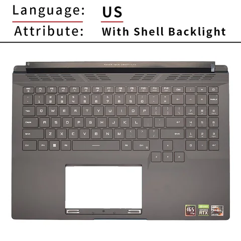 Клавиатура для ноутбука, США, русская клавиатура для Xiaomi Redmi G/Pro 2022, RMG2212, 2213 2214, 2215-AI AJ AD, клавиатура с подсветкой для ноутбука