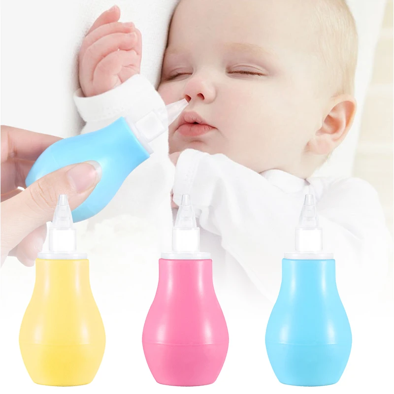 Safety Silicone Infant Nose Cleaner Vacuum Suction Children Rheum Snivel Aspirador Nasal Bebe Newborn Baby Stuff Vacuum Sucker