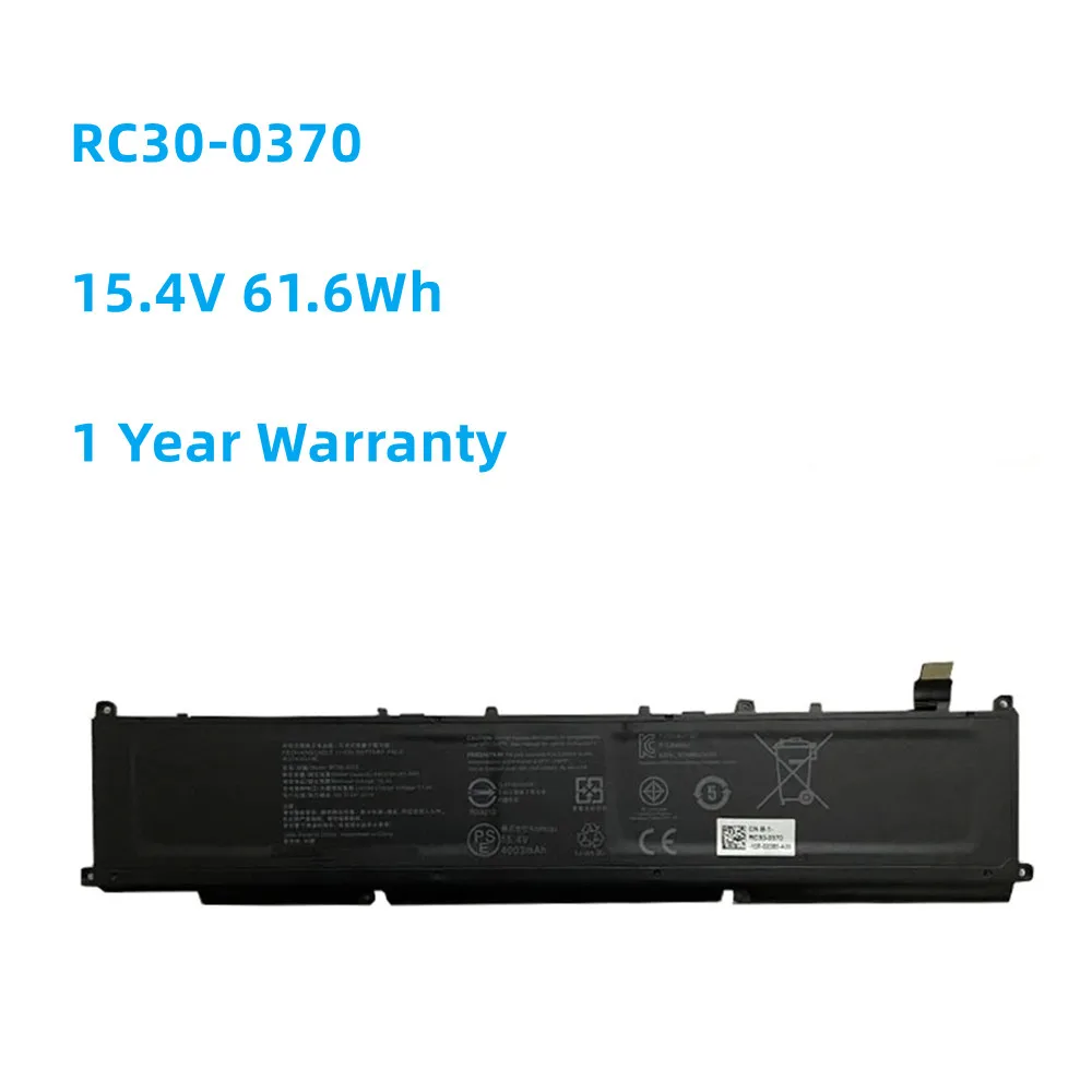 

RC30-0370 15.4V 61.6Wh Laptop Battery For Razer Blade 14 Inch Ryzen 2021 2022,RZ09-0370BEA3 RZ09-0368 4ICP4/47/140