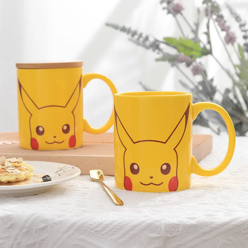 

Kawaii Pokemon Pikachu Water Cup Cute Cartoon Mug Breakfast Milk Coffee Cup Kids Cups Ceramic Boutique Girl Birthday Gift