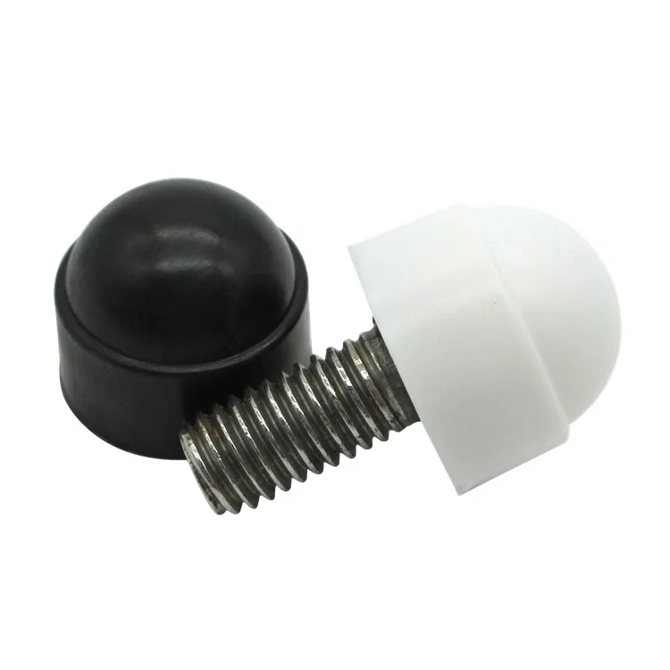 

100PCS/Lot BLACK/WHITE M6*10*13 Plastic Metric Dome head Bolts Nuts Decorative Covers Screw Caps Protection Caps