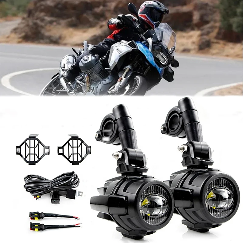 

Fog lights For BMW R1250GS ADV E9 mark Motorcycle LED Fog Light F800GS R 1250 GS LC Auxiliary Assemblie For Yamaha MT07 MT09