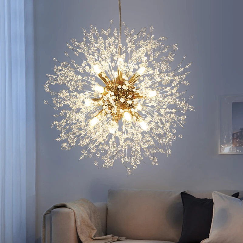 Современная хрустальная подвесная люстра Светильники для гостиной спальни