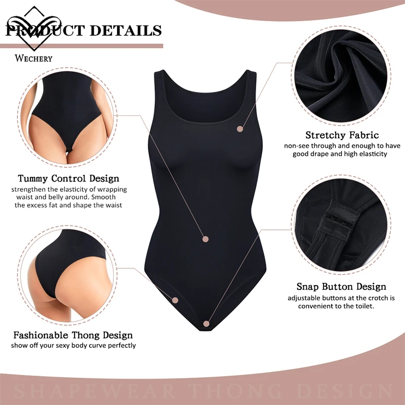 Black Skinny Bodysuit Sleeveless Women Body Streetwear Sexy Bodycon Shapewear Top Stretch Waist Shaper