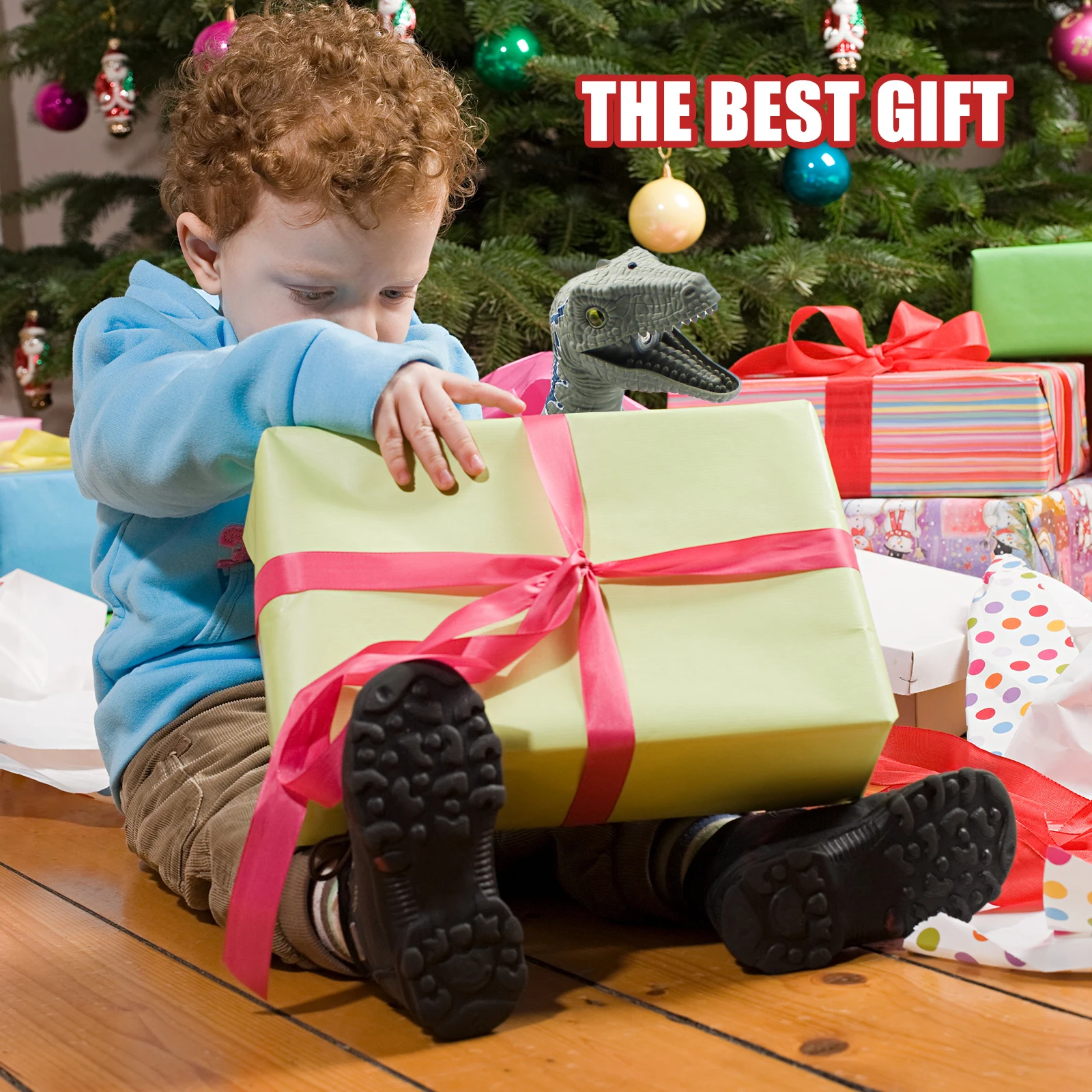 Радиоуправляемые игрушки модель животного Электрический динозавр Раптор