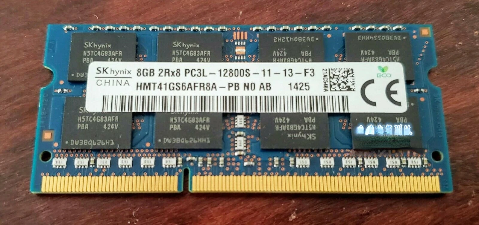 

RAM 8G 2RX8 PC3L-12800S-11-13 notebook memory 8G DDR3L 1600
