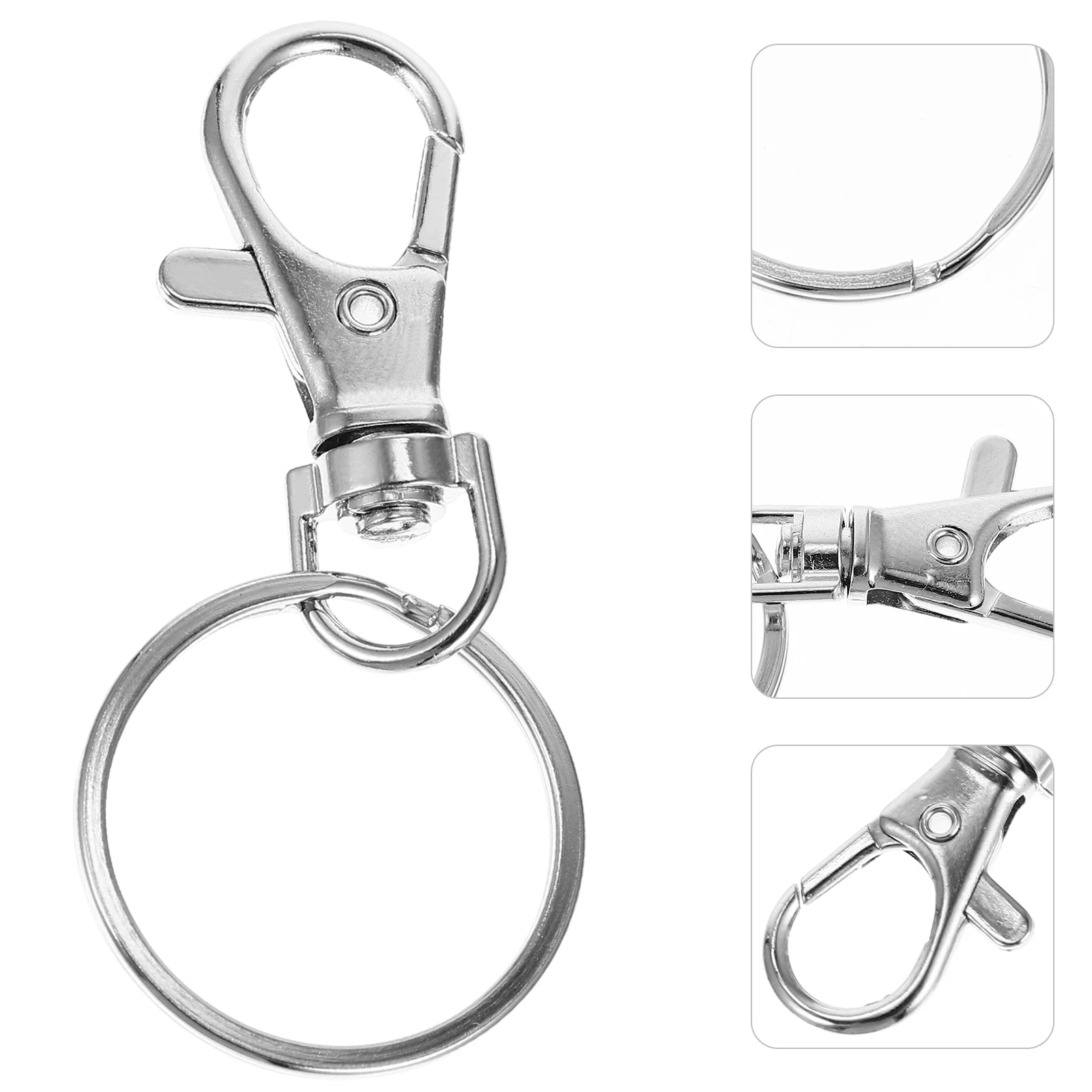 

Key Chain Clips Swivel Ring Keyring Hook Hooks Keychain Rings Crafts Bulk Clasps